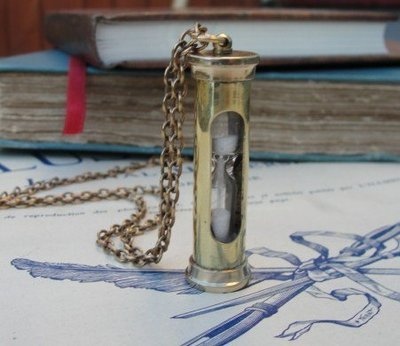Sands of Time Hourglass Pendant